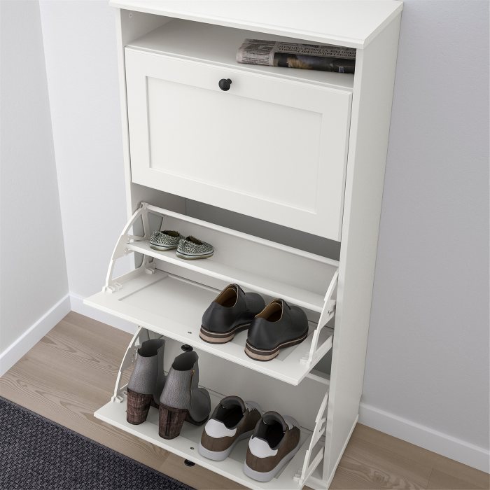 Shoe cabinet storage alldaychic shoes organized footwear keep collection