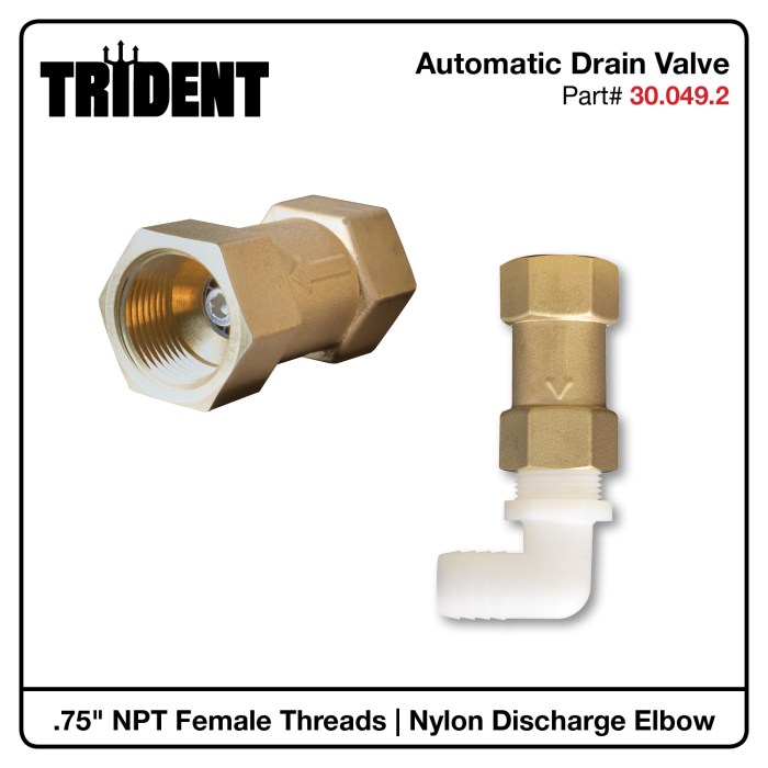 Drain orbit valves