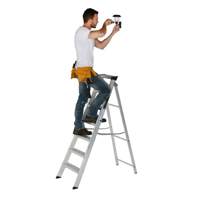 Step werner ladder ladders podium ft fiberglass 16 platform duty reach stepladder type capacity depot lb lbs 1a lowes share