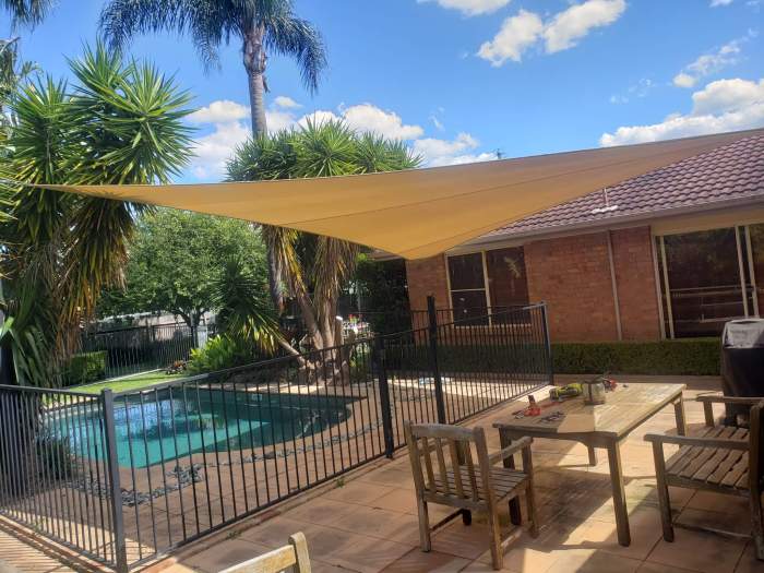 Shade sails domestic commercial environments variety designed both use