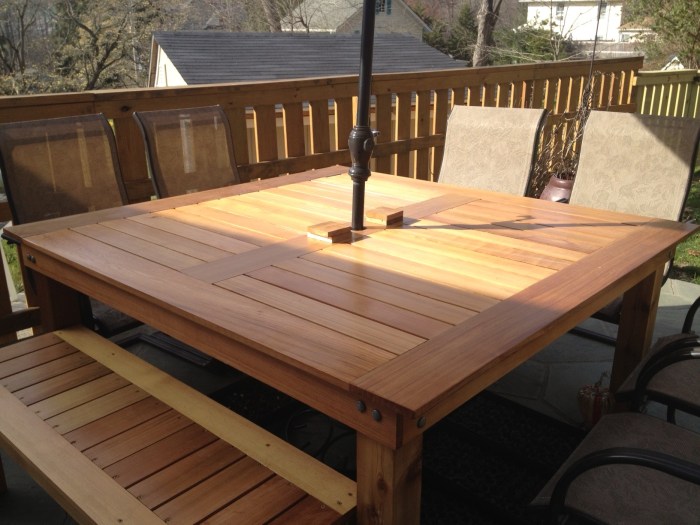 Construire une table en bois