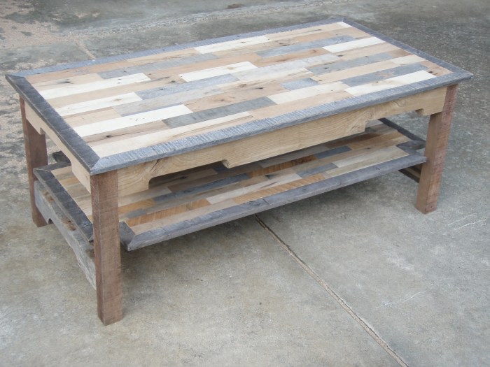 Fabriquer une table en bois de palette