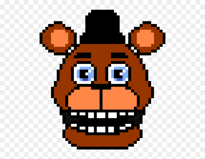 Pixel art fnaf facile