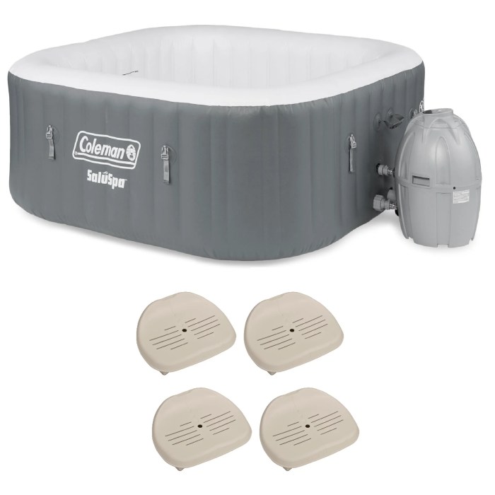 Inflatable spas tubs pinnacle jacuzzi