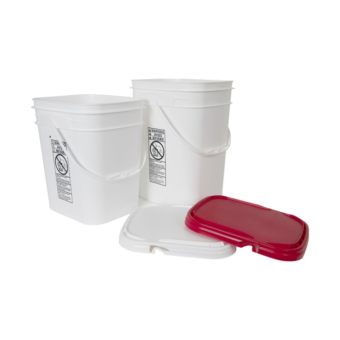 Bucket lid plastic storage buckets