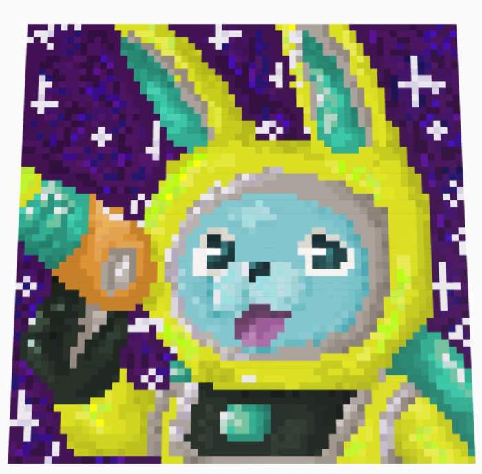 Pixel art yokai watch