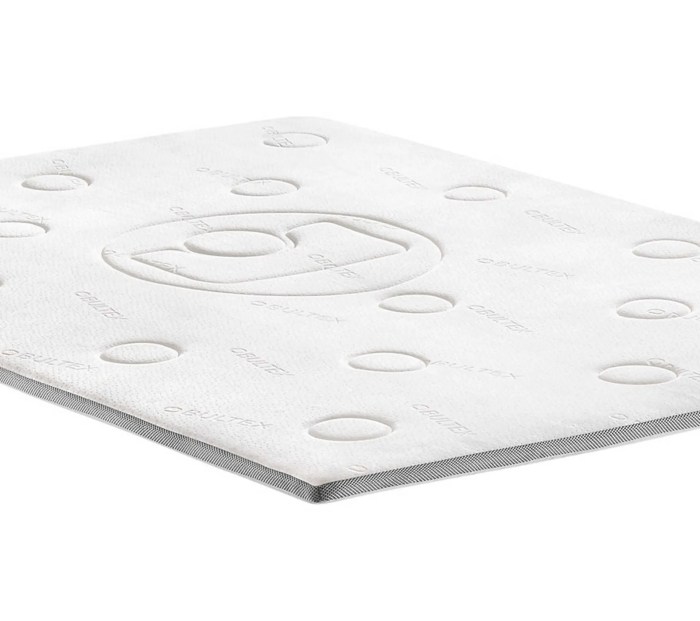 Surmatelas bultex memo matelas enveloppant doux aération pression renforcée allège