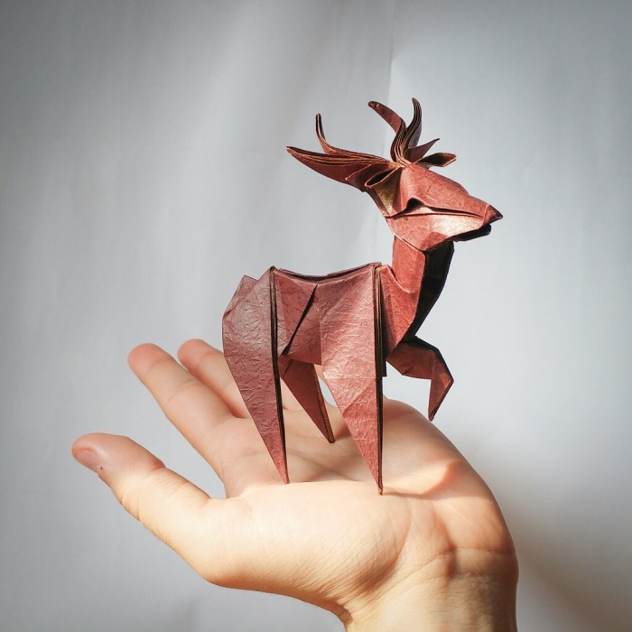 Tete de cerf origami maison du monde