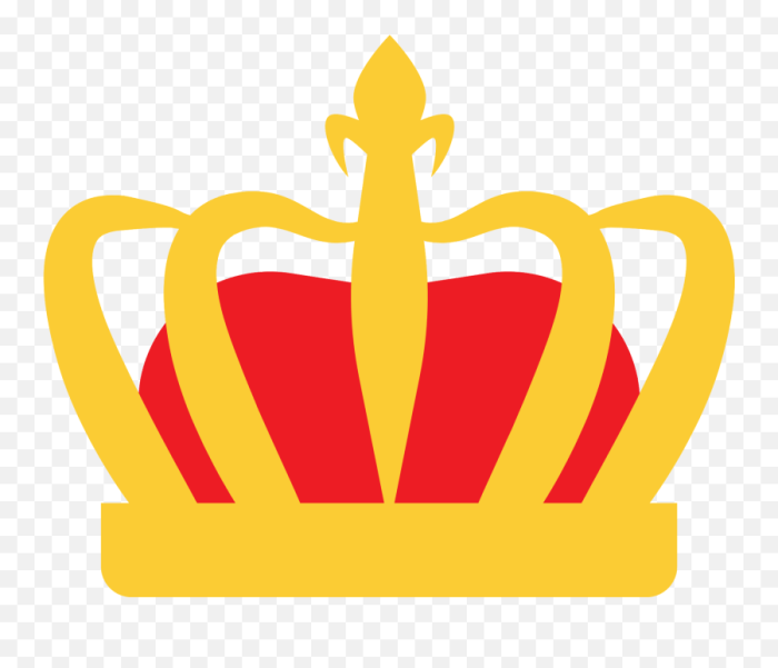 Logo crown yellow blue logodix