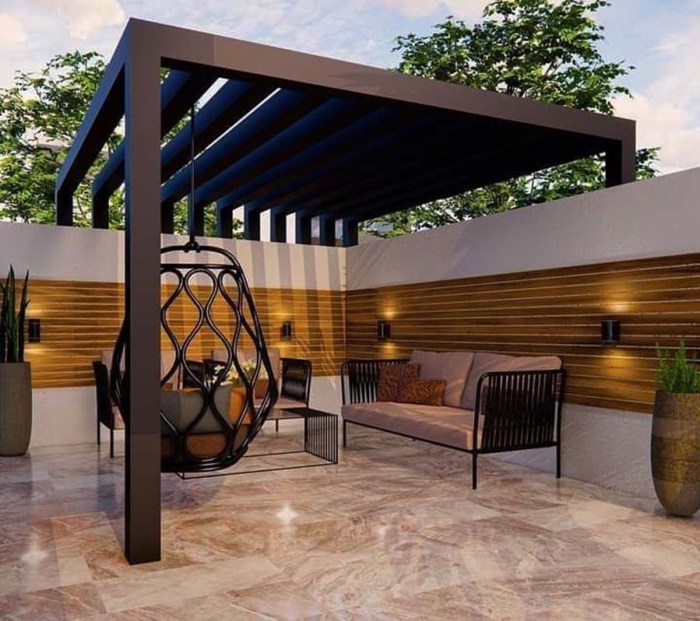 Pergola castorama alu