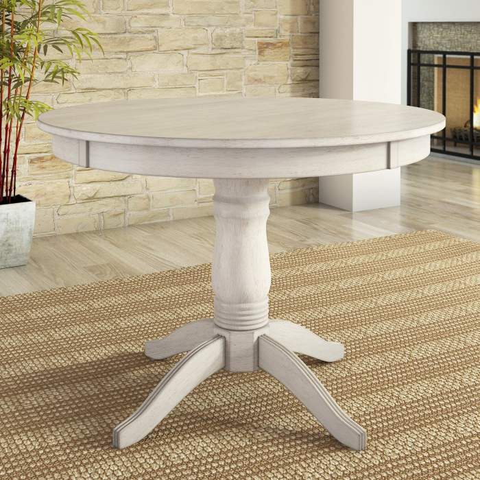 Table white coffee round modern tables top