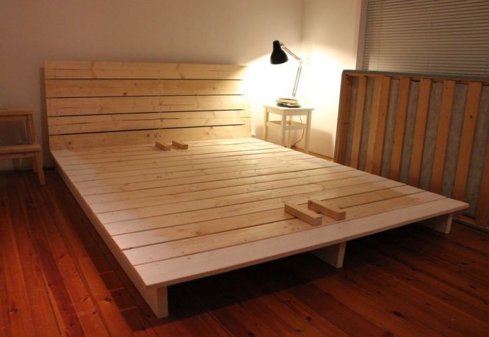 Platform diy bed build frame queen beds storage make easy plans size ideas building king steps white wood ana basic