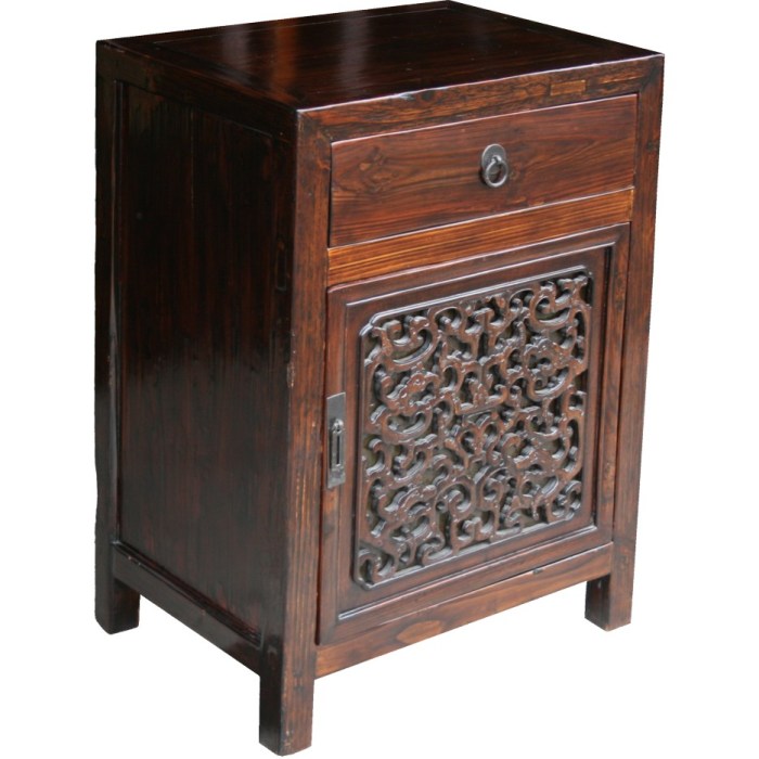 Table de chevet asiatique