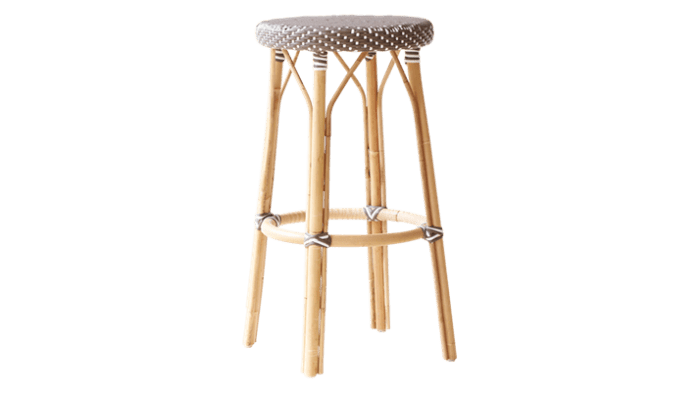 Tabouret de bar transparent but