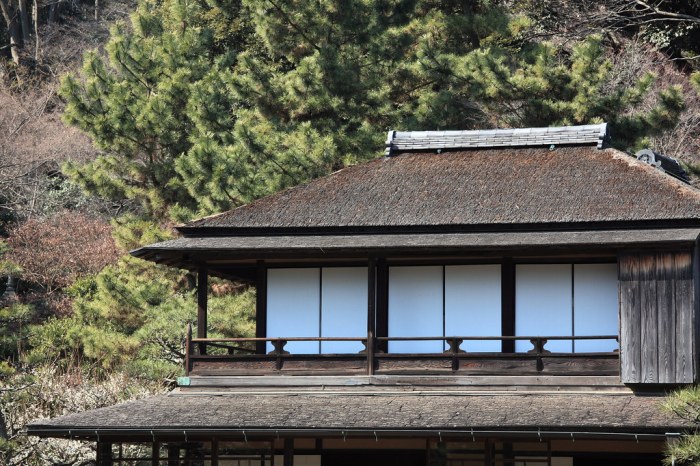 Maison traditionnelle japonaise exterieur