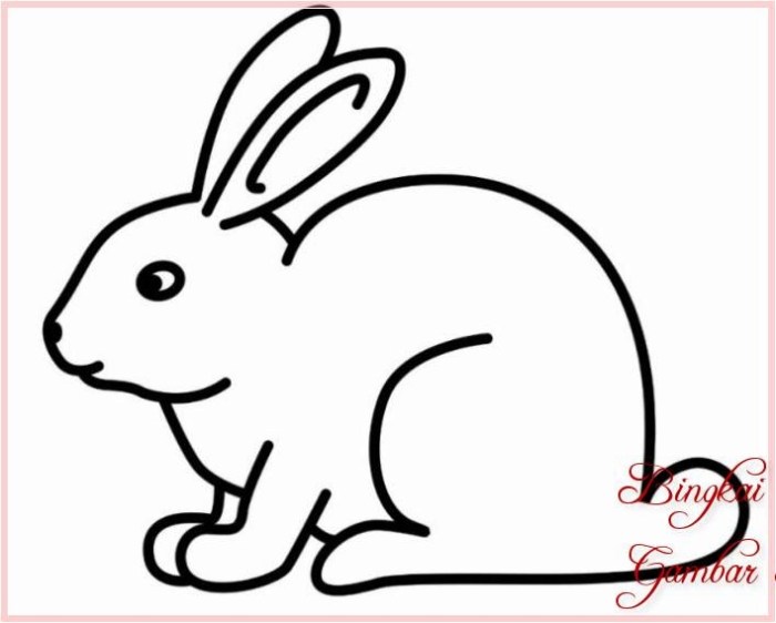 Dessin de lapin facile a faire