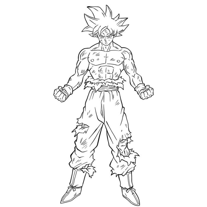 Dessin dragon ball super facile