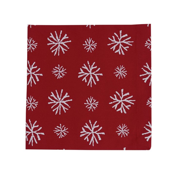 Napkin folding christmas snowflake