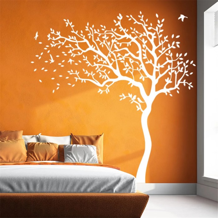 Sticker mural arbre photo