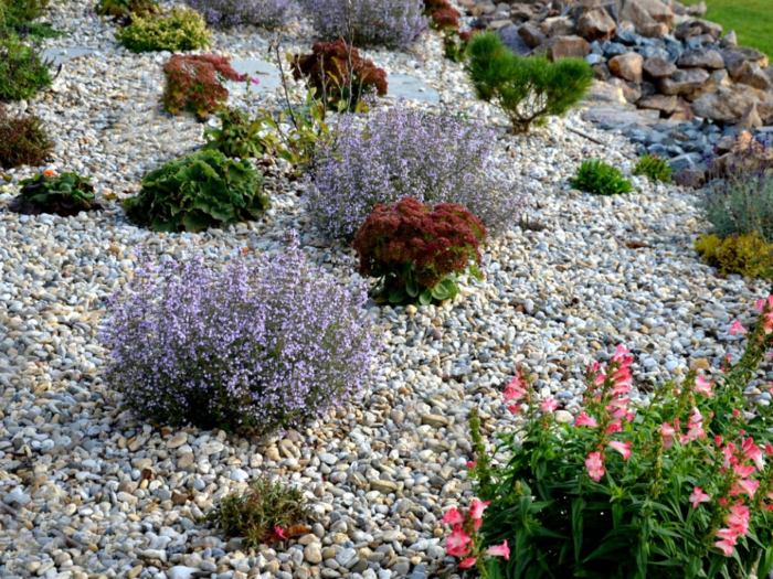 Gravel garden paths path pathway landscaping rock ideas looks forest rocks yard cons lined pros like magical greenery lush shelterness