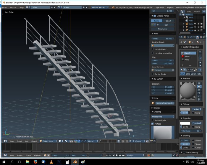 Configurateur 3d escaliers sur mesure