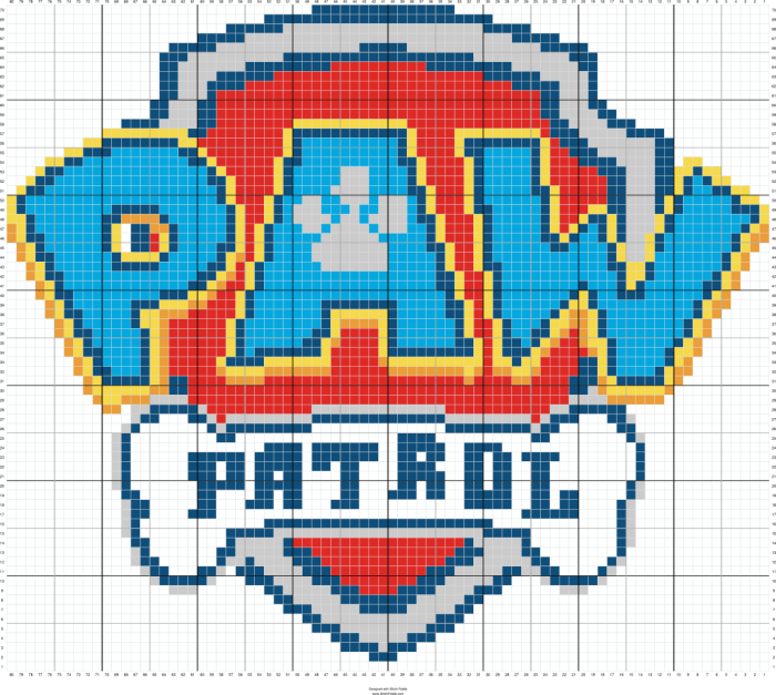 Pixel art pat patrouille