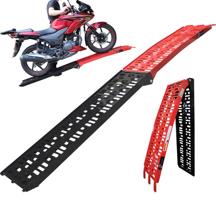 Motorcycle ramp system loadall v3