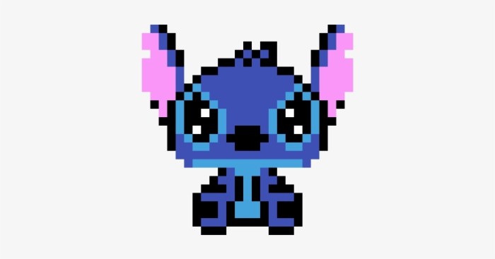 Pixel art de stitch