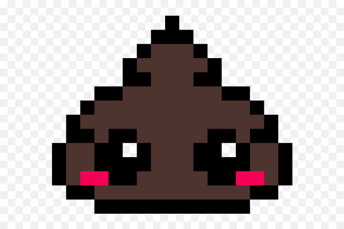 Pixel art kawaii caca