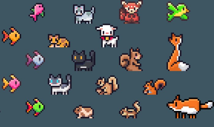 Pixel art a imprimer animaux