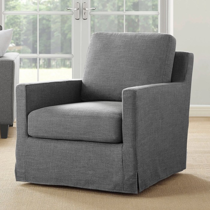 Fauteuil crapaud gris conforama