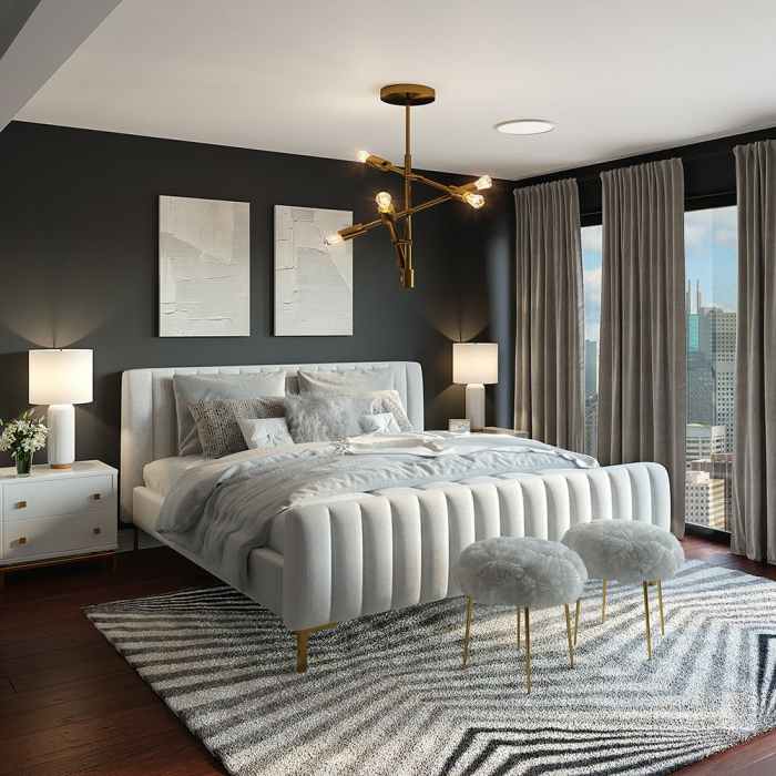 Bedroom grey dark decor wall walls choose board gray