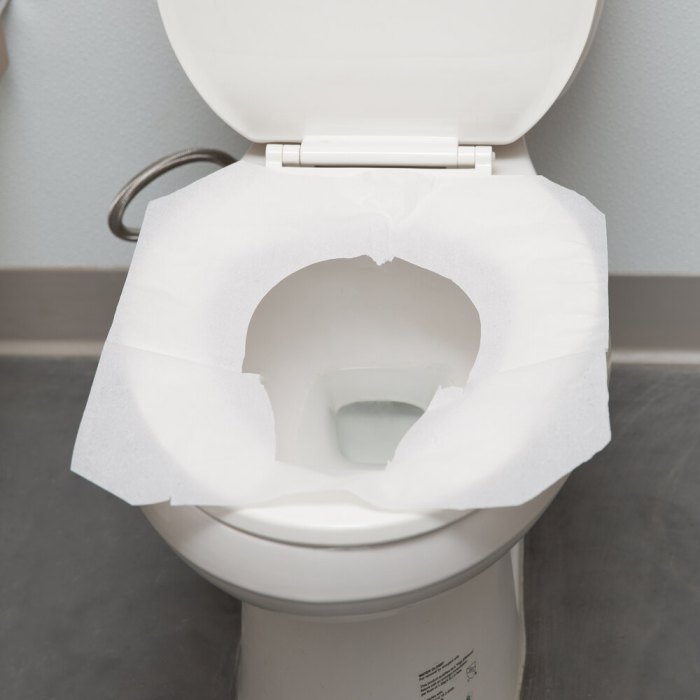 Toilet seat cover paper disposable seats sanitary public use tissue flushable fold covers products not half using liners clean manufacturer