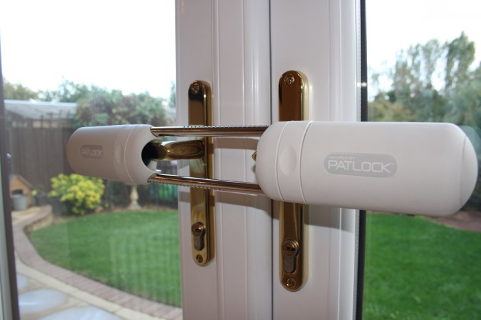 Upvc locks glazed