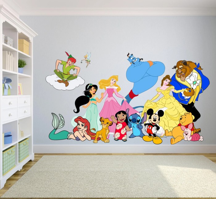 Autocollant mural disney