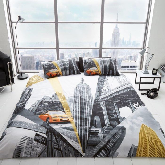 Couette new york 1 personne