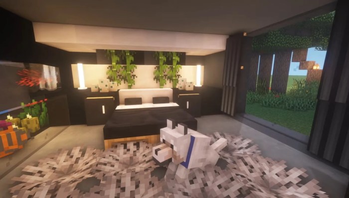 Chambre minecraft deco