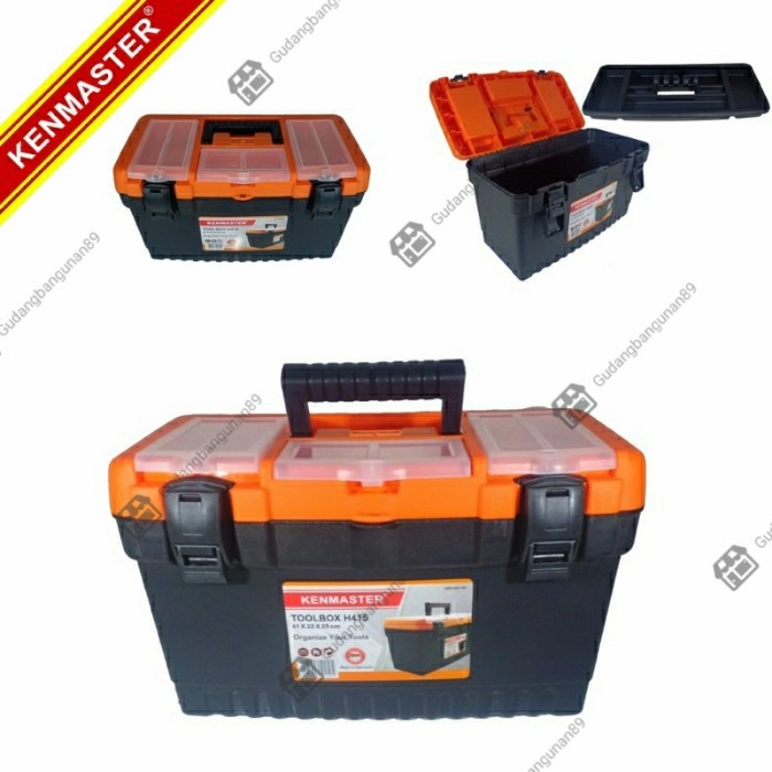 Shopee toolbox kenmaster besar h415 plastik tokopedia