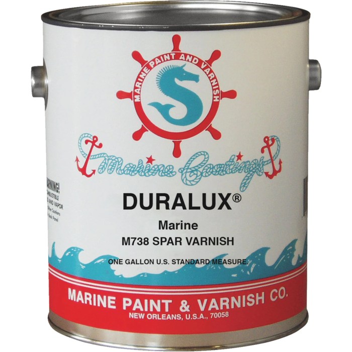 Varnish marine spar duralux