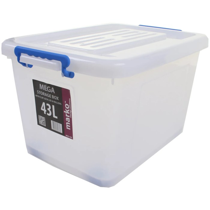 Boxes plastic storage lids litre set box clear crystal