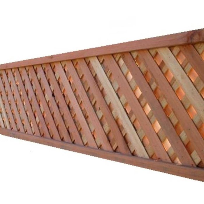 Lattice cedar privacy 4x8 wood lowes premium ft