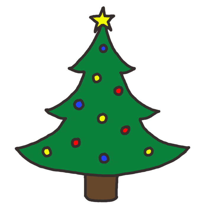 Clipart sapin de noel