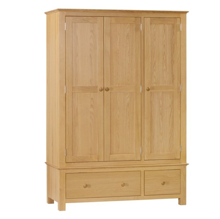 Oak wardrobes triple wardrobe furniture latest 2021