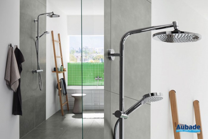 Crometta hansgrohe showerpipe jet