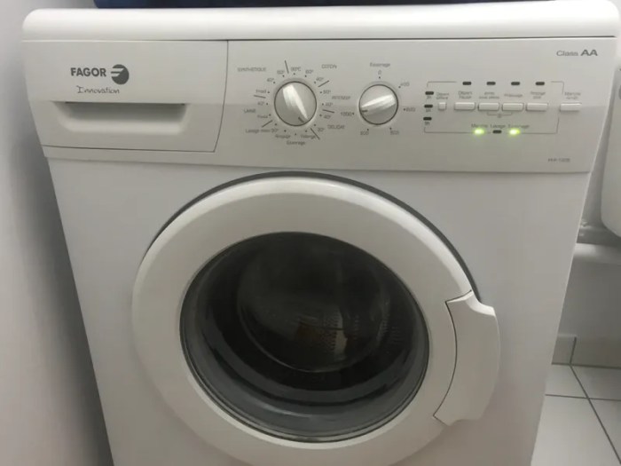 Fagor linge lave inox hublot darty ff111