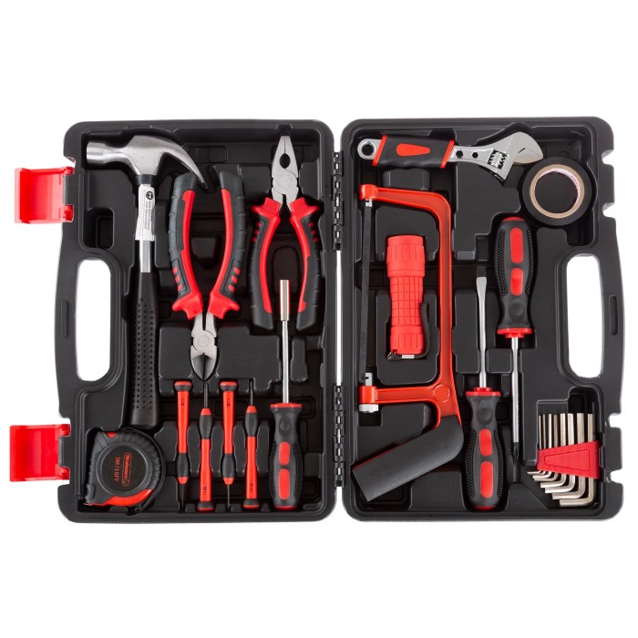 Toolbox toolkit multiuso piezas toolset werkzeugkoffer cajas kits robust 100pc hogar cableado estructurado kebutuhan sesuai tecnit maletines mejores10