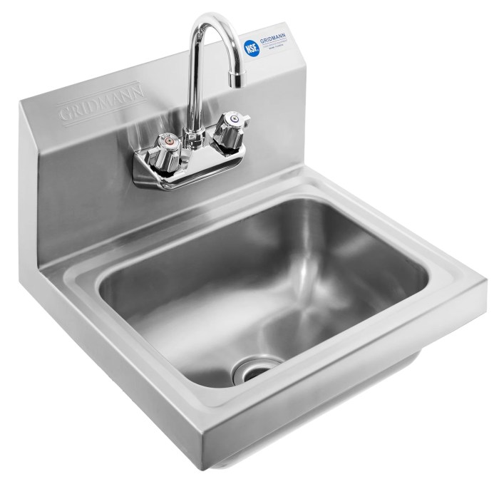 Sink wall mount stainless steel hand mini faucet