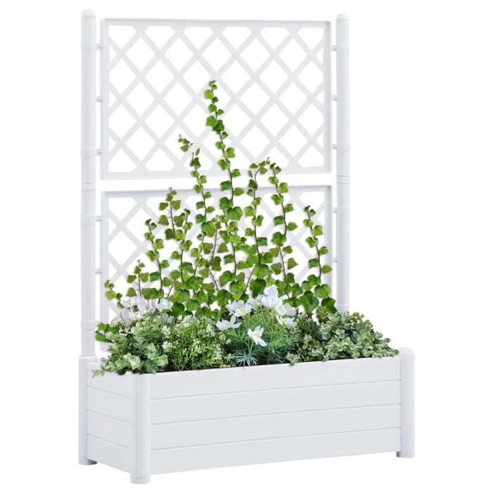 Garden trellis insteading