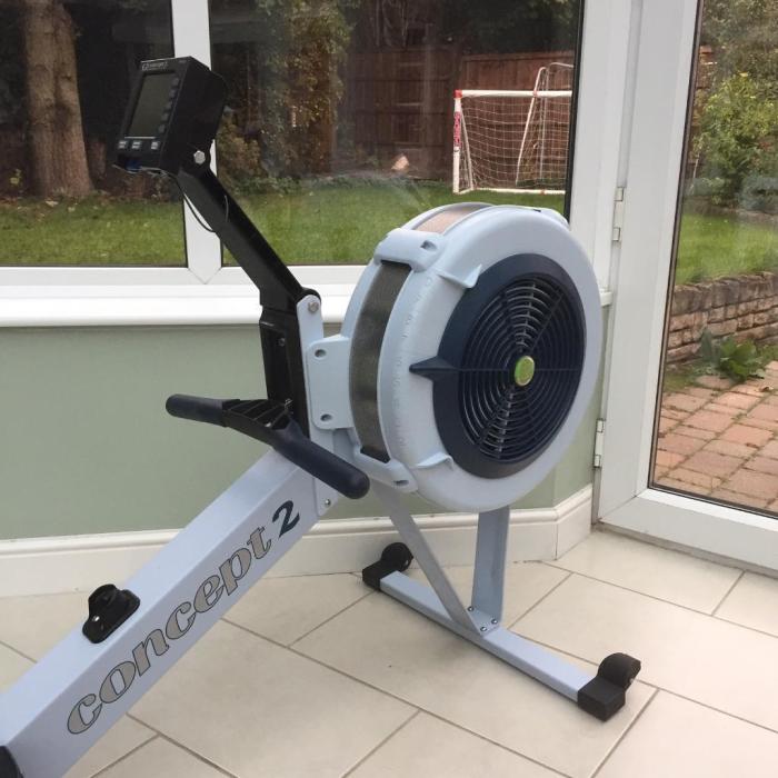 Concept pm3 rowing monitor machine used hardly