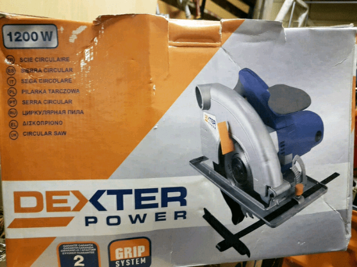 Scie circulaire de table dexter power ts100s 2000 w